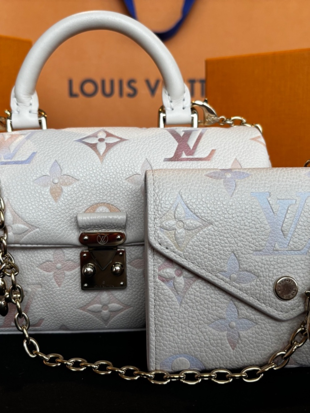Louis Vuitton Dream Beige Set | Nano Madeleine + Victorine Wallet - Picture 10 of 15